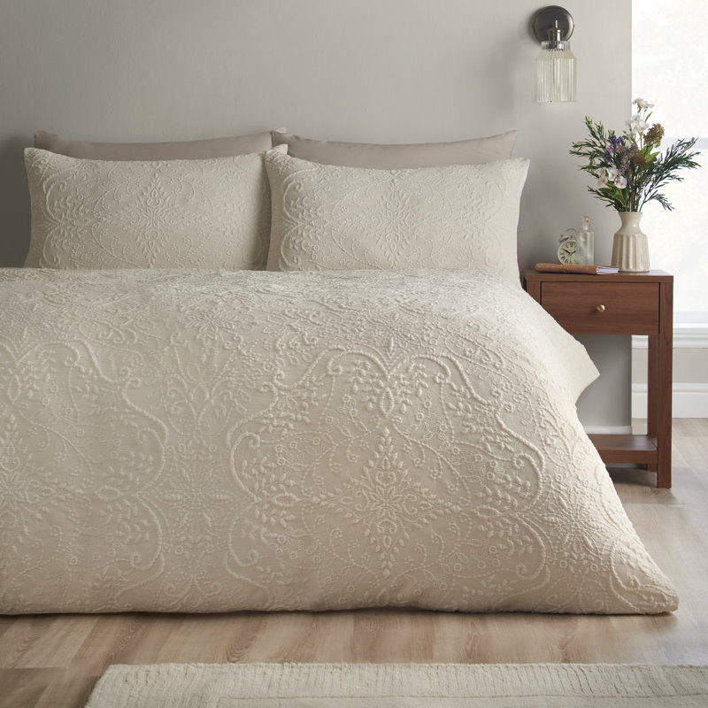 Amelia Jacquard Duvet Cover Set, Double