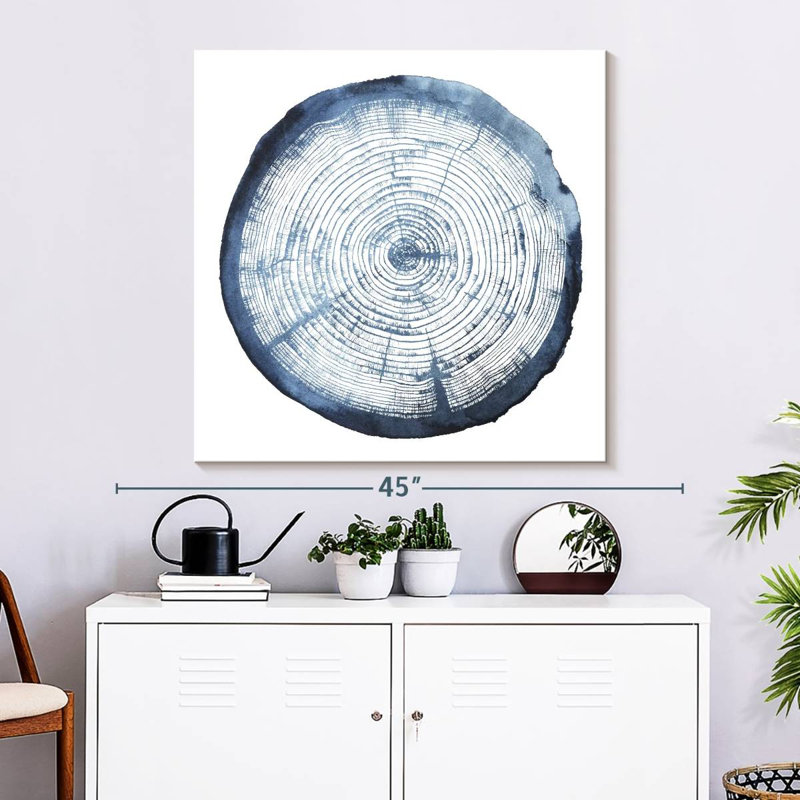 Avery Tree Ring Overlay I, 33" H x 33" W