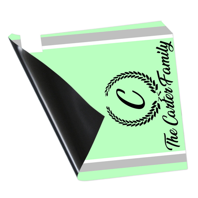 Housse de boîte aux lettres personnalisée monogramme, Oui, Vert