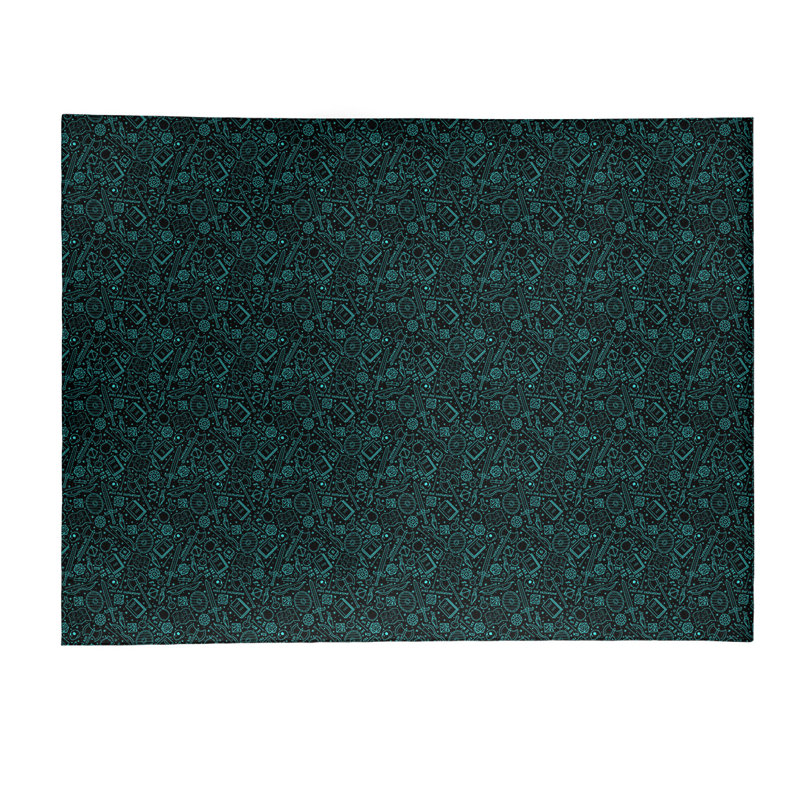 Chenille Abstract Indoor Rug, Rectangle 4' x 6'
