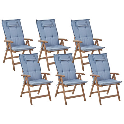 Bartonville Foldable Outdoor Patio Dining Armchair with Cushion