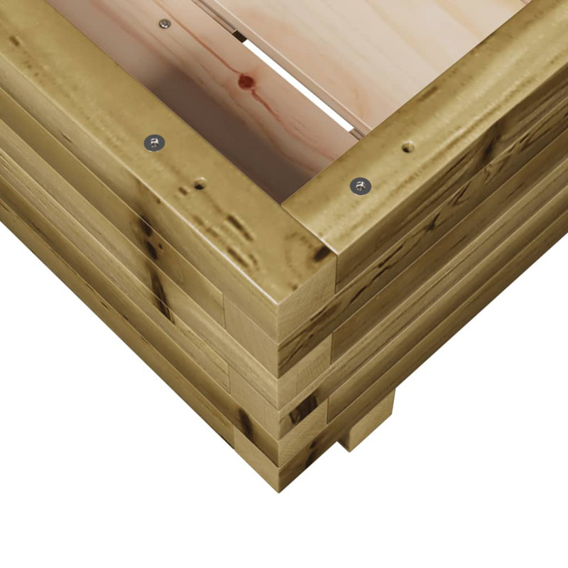 Bhavika Planter Box, 10.43" H x 15.75" W x 15.75" D, Impregnated 