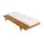 Coussin crème / structure en teck est en rupture de stock