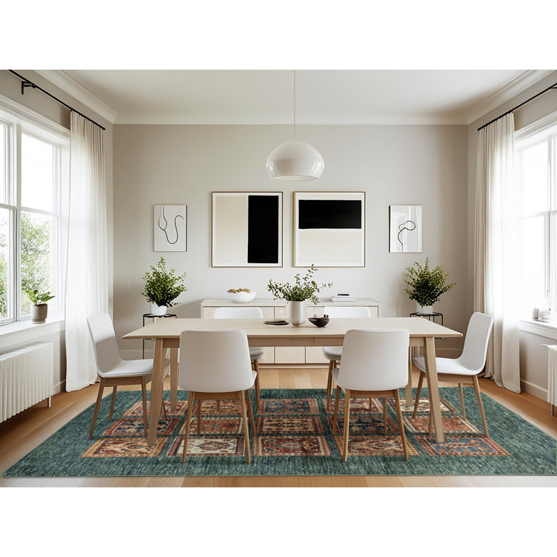 Abstract Indoor Rug, Rectangle 7' x 10'
