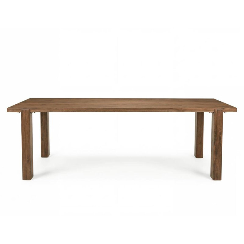 Argent, table de salle à manger rectangulaire
