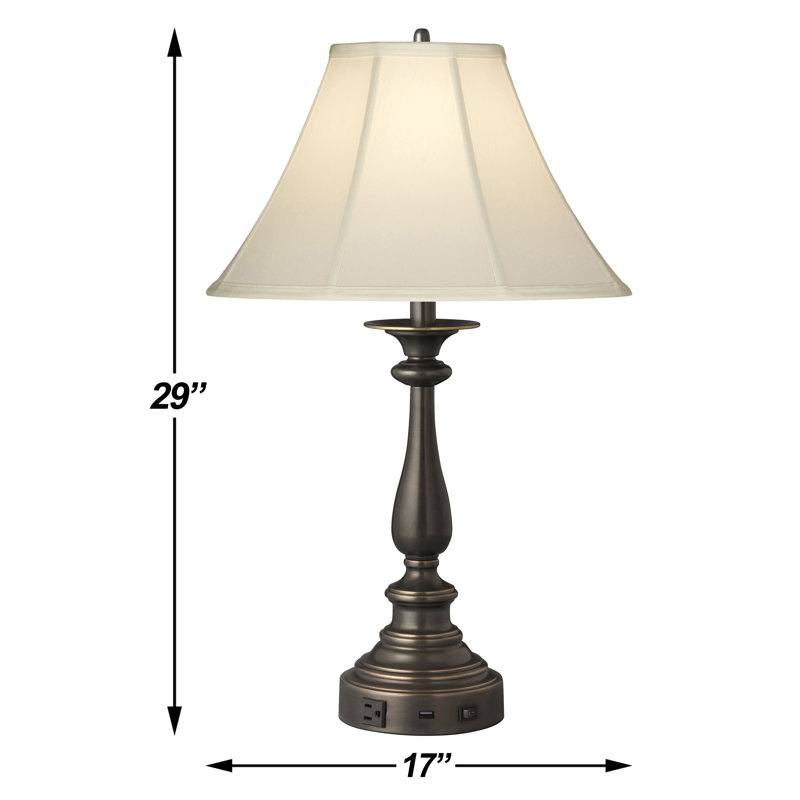 Lampe de table de chevet 29 po Madison