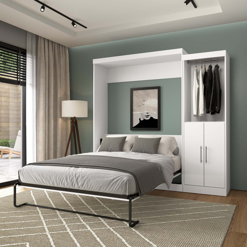 Velora Murphy Storage Bed, Queen, White