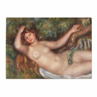 Reclining Nude by Pierre-Auguste Renoir Chopping Board