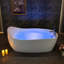 Baignoire de trempage chauffée 71 po x 31,5 po avec baignoire à remous et remplissage d'air