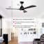 Ventilateur de plafond 52 po avec lumières-903751167-903751164