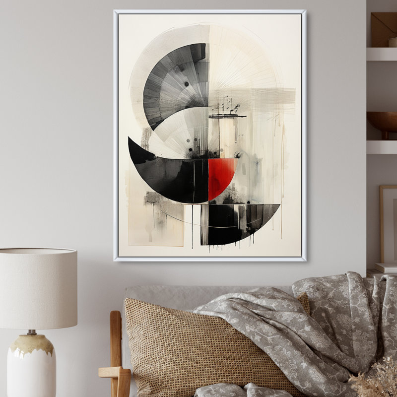Asian Art Seashell Sumi VIII - Asian Canvas Print, H 20 po x l 12 po x P 1 po, Toile encadrée flottée blanche