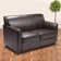 Hercules Junkersfeld 52" Modern LeatherSoft Upholstered Reception Loveseat