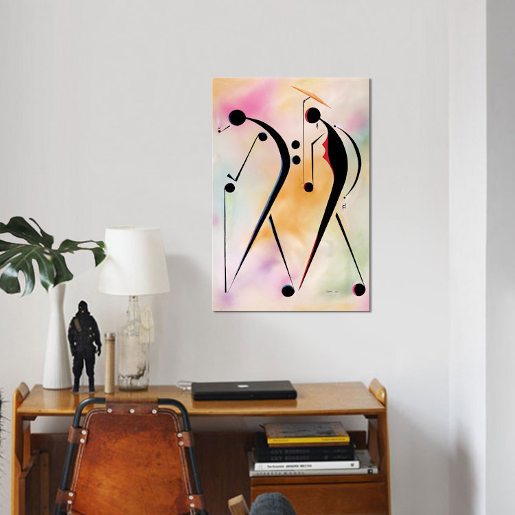 « ole pour les gens », impression sur toile, H 18 po x l 12 po x P 1,5 po, Toile tendue, Pas de tapis