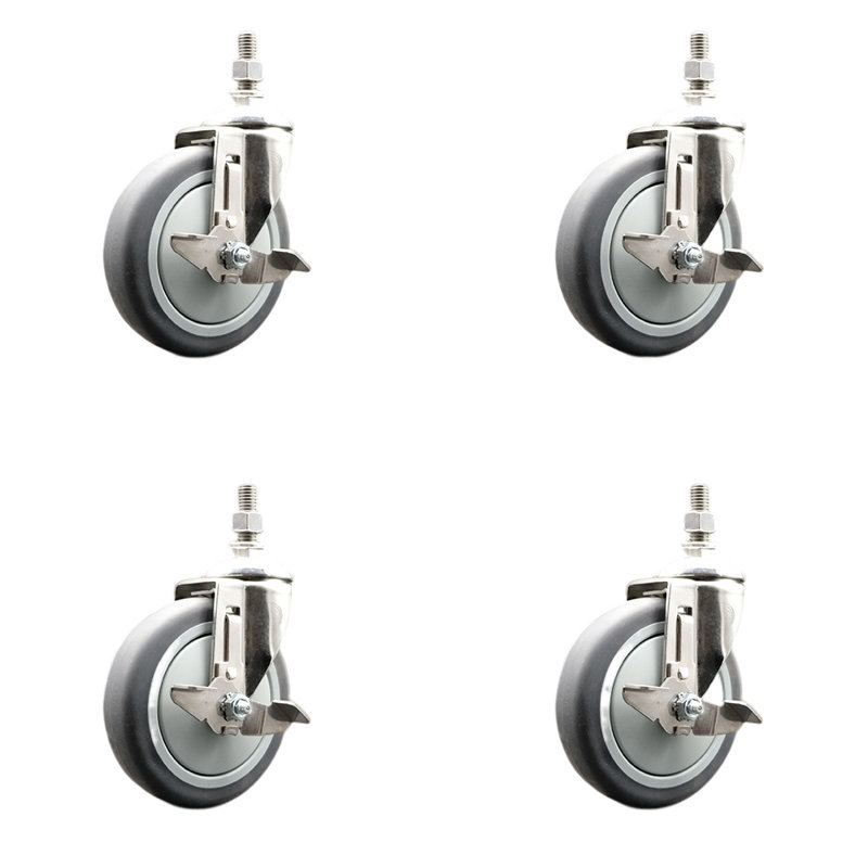 Thermoplastic Rubber Casters