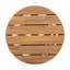 Table d'appoint d'extérieur en bois d'acacia-434278148