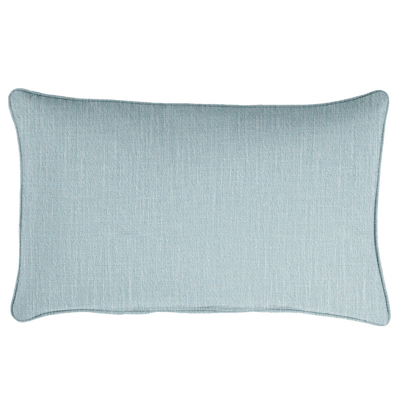 Outdoor Reversible Throw Pillow, 12"H x 18"W, Blue, Rectangular