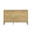 Buffet moderne à motif de vagues avec 3 tiroirs-1904052720