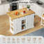 132 cm W Kitchen Island with-22118304