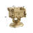 Bernadette Nightstand, Gold Finish