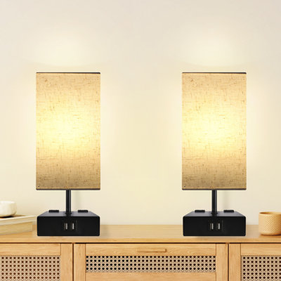 Metal USB Table Lamp