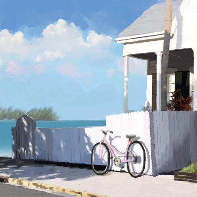 "Key West Cabana II" par Rick Novak, reproduction d'art sur toile