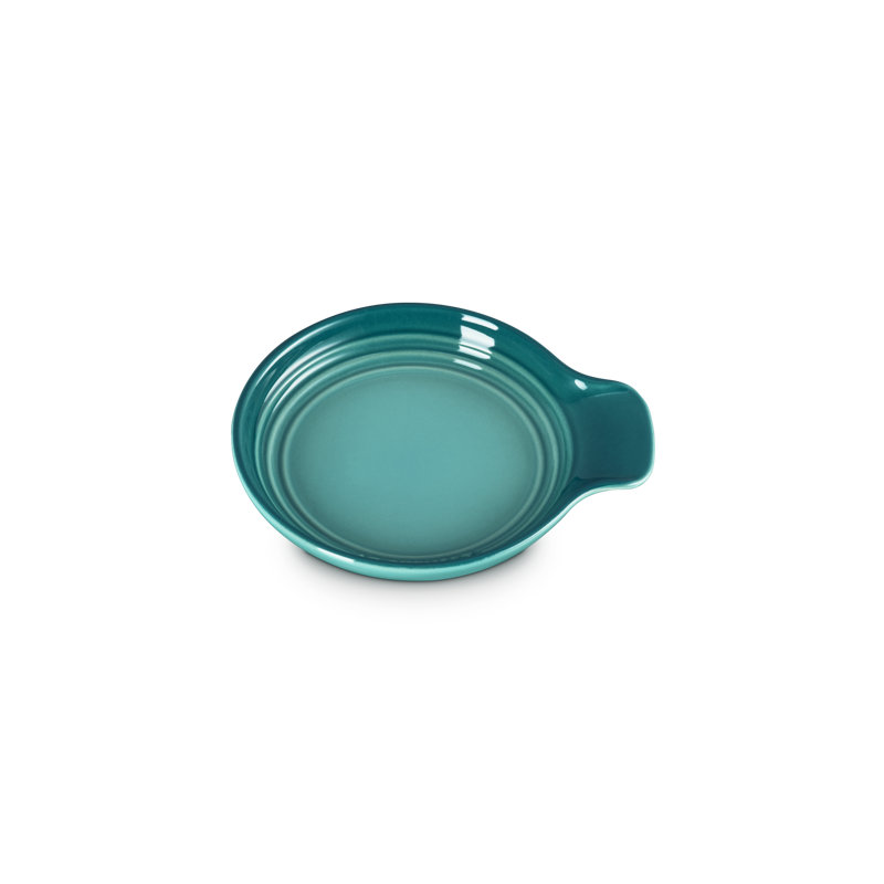 Le Creuset Stoneware Signature Round Spoon Rest, 6 In. - Blue Riviera