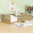 Floor Bed Frame with High Guardrails and Low Profile Design-1204430574-1204430572