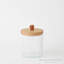 Crackle Glass Canister w/Lid-1322373847