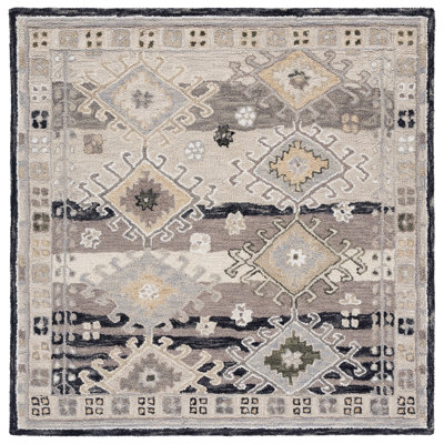 Annegrete Hand Tufted Wool Pile Southwestern Rug