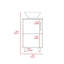 Armoire de salle de bain 2 pièces. Meuble-lavabo double pour articles. Taille compacte pour toute salle de bain. Pharmacie avec miroir et tablettes. Armoire de rangement intérieure à double porte Kit