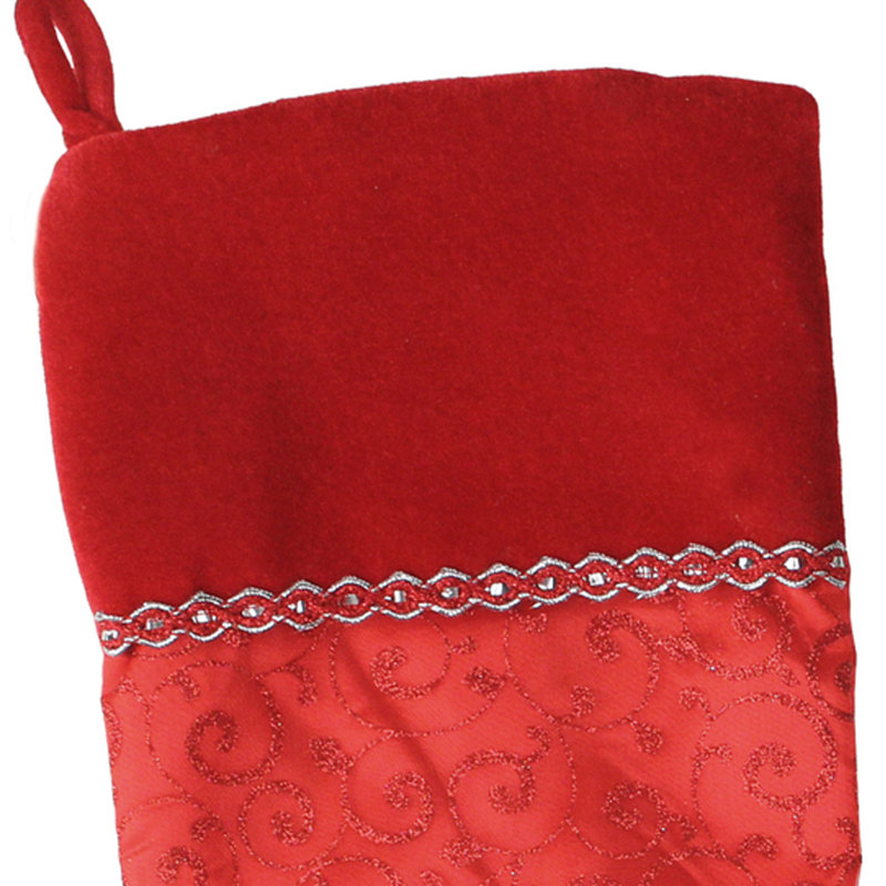 Chaussette de Noël 22 po en organza