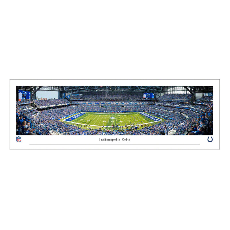 Indianapolis Colts - Unframed, No Mat, Paper, 13.5" H x 40" W x 0.1" D