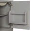 Meuble-lavabo de salle de bain avec lavabo en céramique, porte à fermeture en douceur, tablette ajustable en U, tiroir de compartiment et support de rangement de porte-1200521309