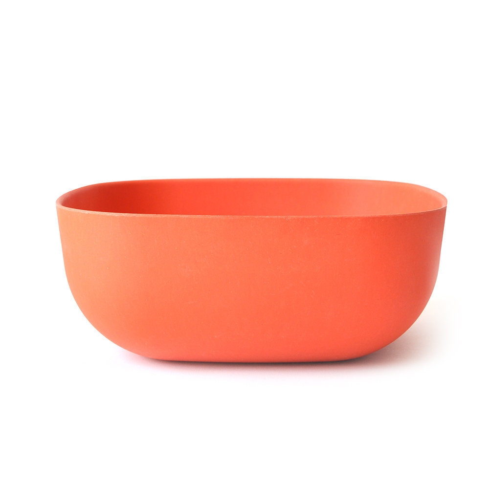 Gusto Bamboo Salad Bowl, Persimmon