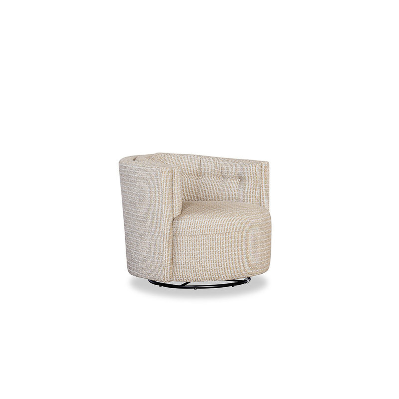 Fauteuil pivotant Mia, Tannerie de Marbella