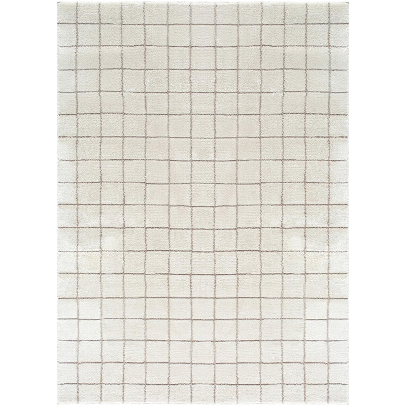 Our PNW Home x Livabliss Boho Scandi High Pile Ivory Area Rug, Runner 2'8" x 12'