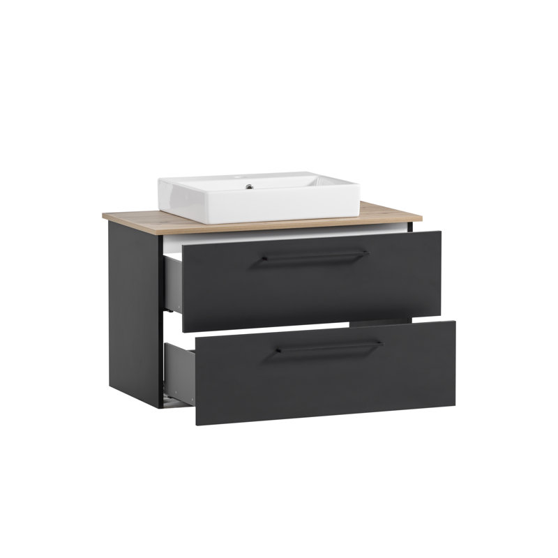 Agila Single Bathroom Vanity with Vessel Basin