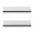 Blanc / Noyer foncé