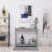 2-Tier Console Table, Sofa Side Table With Storage Shelf, X Design For Entryway, Living Room, And Hallway-262422493