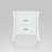 White 2-Drawer Nightstand
