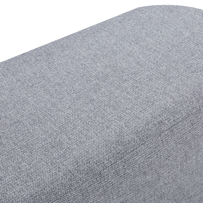 Banc Belbin, 16.73" H x 31.5" W x 14.96" D, Gris