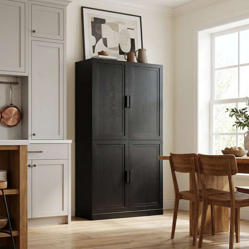 Armoire de rangement avec tablettes réglables Nashaya, 2 PC - H 31 po + H 36 po, Bleu très foncé