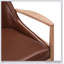 Ensemble de 2 chaises d'appoint en cuir PU U-Can, fauteuil Mid-Century Modern