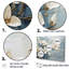 «Blue and Gold Painted Magnolias VI», art mural sur toile Magnolias-1645622312-1645623254-1619735705
