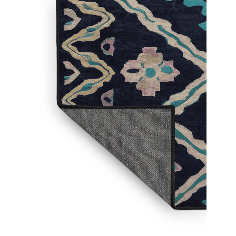 Tapis gris soyeux et moelleux, Carré 6 pi