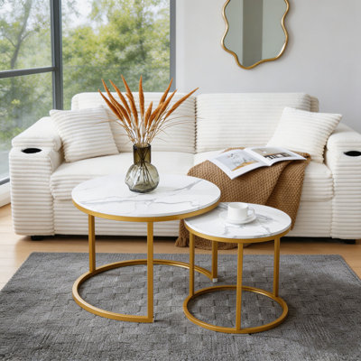 Round Nesting Coffee Table