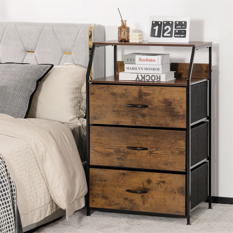61cm W Bedside Table