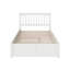 Panneau de lit double en bois massif avec lit gigogne Huntsville par Harper Orchard-908703583