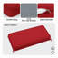 Coussin de banquette sur mesure de 7,6 cm de hauteur avec double passepoil et 2 attaches pour banquette d'intérieur ou d'extérieur, idéal pour les meubles de terrasse et de jardin.-357622394-357622361
