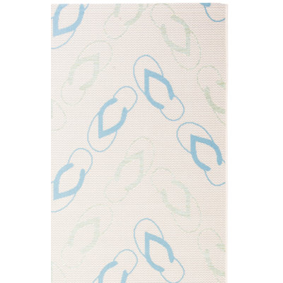 Tapis d'intérieur / extérieur à motif géométrique Paugh Performance